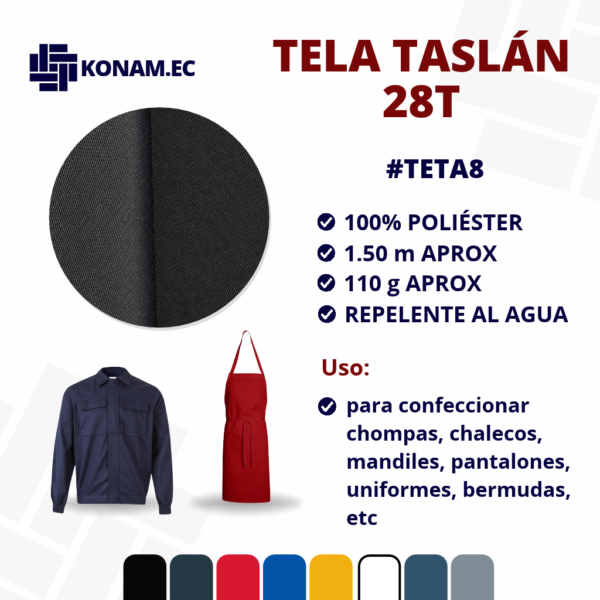TELA TASLAN 28T Por Mayor #TETA8
