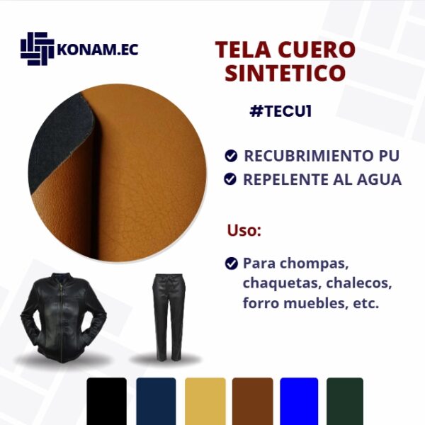 TELA CUERO SINTETICO Por Mayor #TECU1