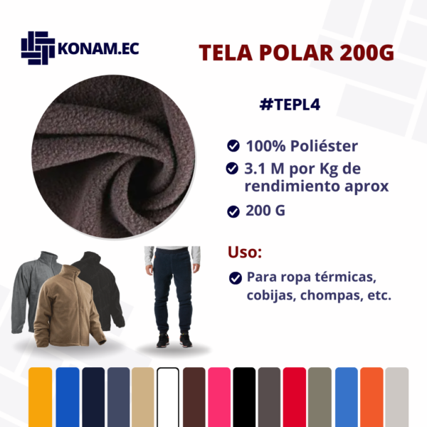 TELA POLAR 200G #TEPL4