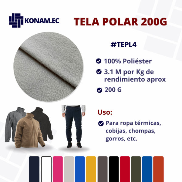 TELA POLAR 200G #TEPL4