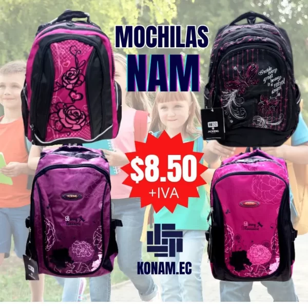 MOCHILAS NAM Oferta $8.50