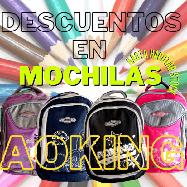 MOCHILAS AOKING EN OFERTA VARIOS MODELOS