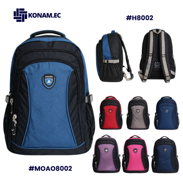 Mochila AOKING H8002 Escolar Unisex #MOAO8002