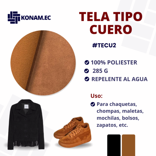 TELA TIPO CUERO #TECU2