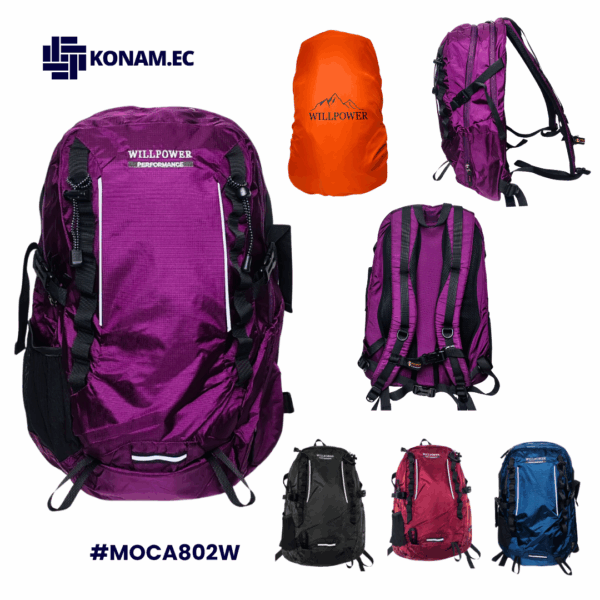 MOCHILA CAMPING WIL POWER #802 35 LITROS #MOCA802W