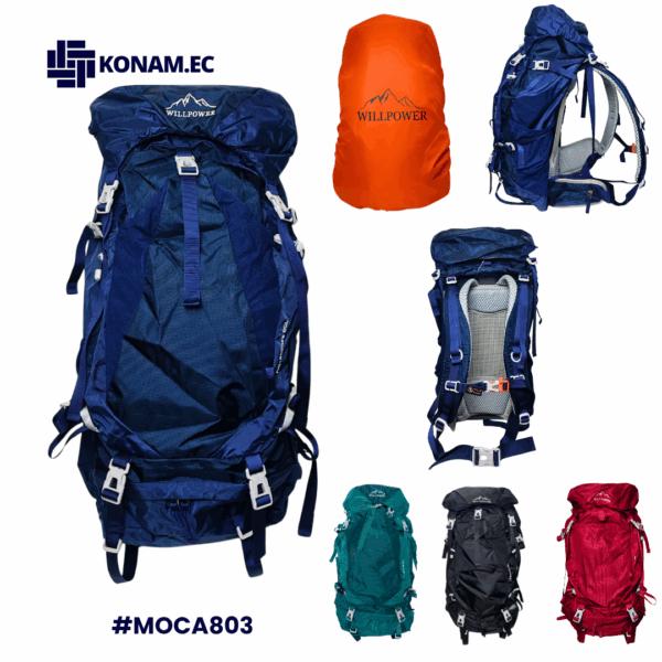 MOCHILA CAMPING WILL POWER #803 60L #MOCA803