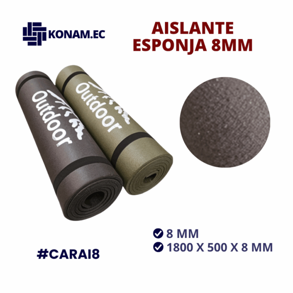 AISLANTE ESPONJA 8MM Outdoor #CARAI8