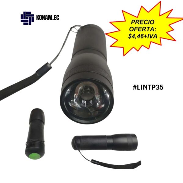 LINTERNA LED DE MANO A PILAS P35#LINTP35
