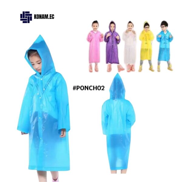 Poncho de Agua para Niños #PONCH02