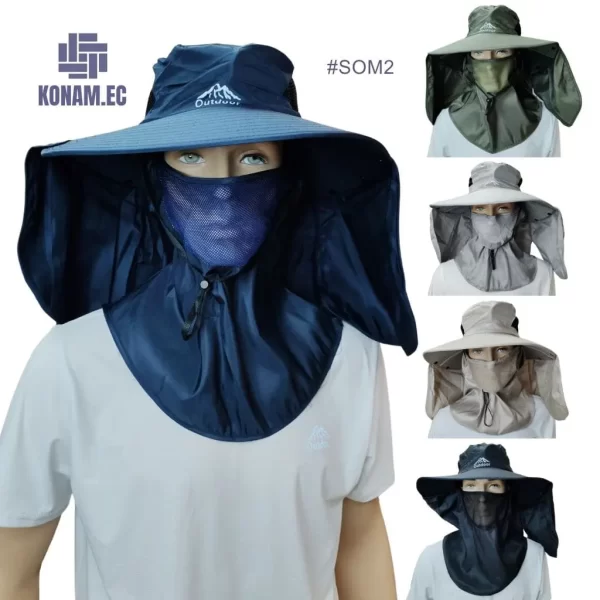bombrero outdoor cubrenuca plegable por mayor ecuador #SOM2 (1)