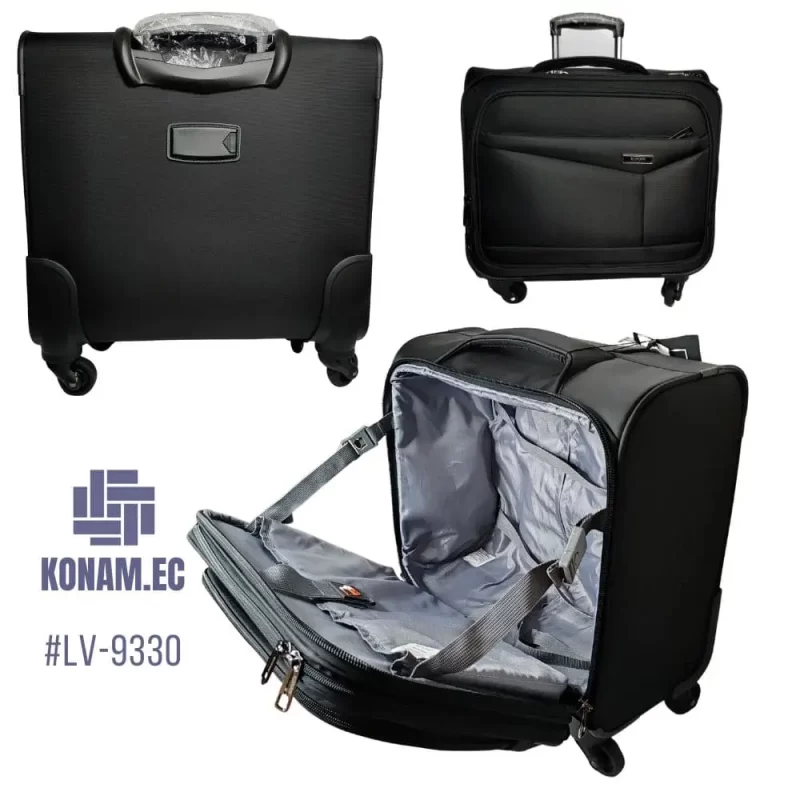portafolio negro konam para oficina y viajes de negocios al por mayor quito ecuador #LV-9330 bolso porta laptop proveedores (1)