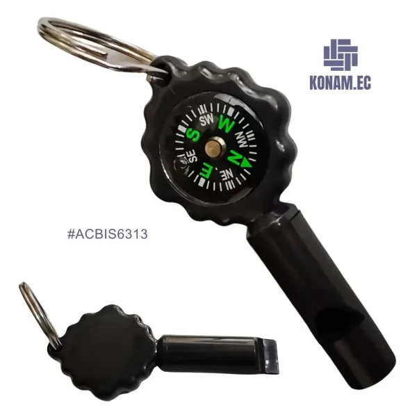 silbato plastico negro de brujula al por mayor ecuador #ACBIS6313 (1)