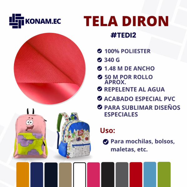 TELA DIRON 340G Por Mayor #TEDI2