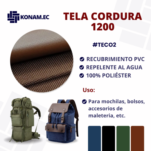 TELA CORDURA 1200 #TECO2
