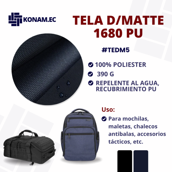 TELA D/MATTE 1680 PU #TEDM5