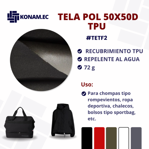 TELA POL 50DX50D TPU Por Mayor #TETF2