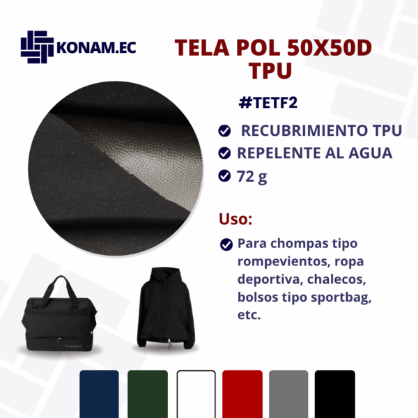 TELA POL 50DX50D TPU Por Mayor #TETF2
