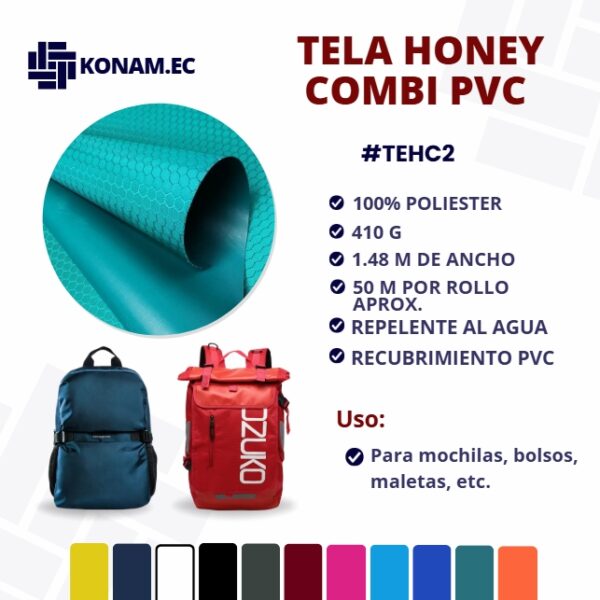 TELA HONEY COMBI PVC Por Mayor #TEHC2