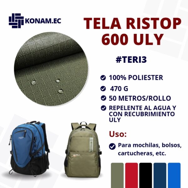 TELA RISTOP 600 ULY Por Mayor #TERI3