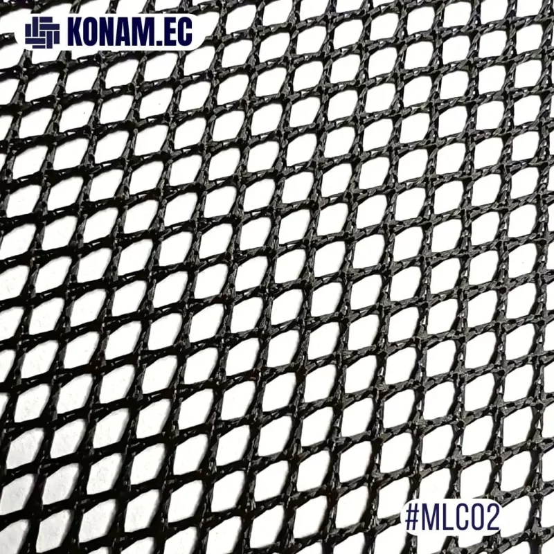 malla coreana suave negra para maletas y mochilas por mayor ecuador MLC02 quito proveedores textiles