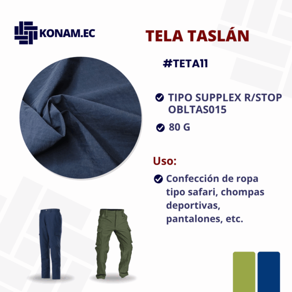 TELA TASLÁN TIPO SUPPLEX R/STOP OBLTA015 #TETA11