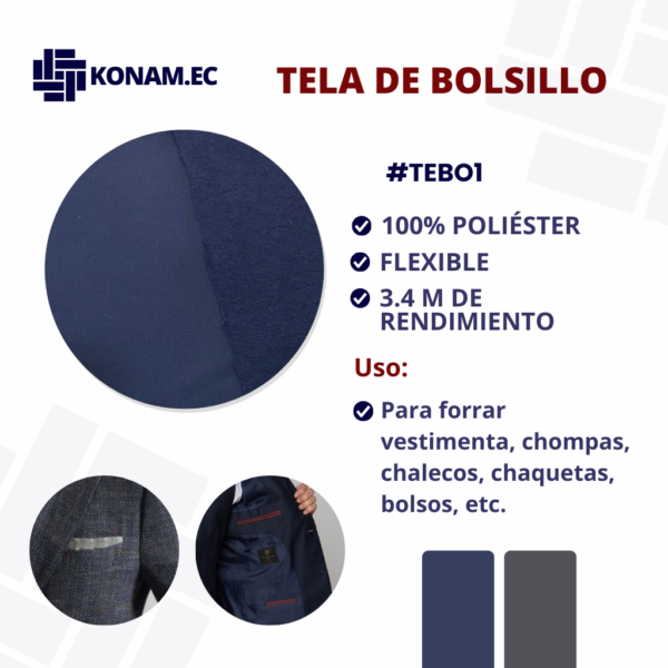 TELA DE BOLSILLO Por Mayor #TEBO1