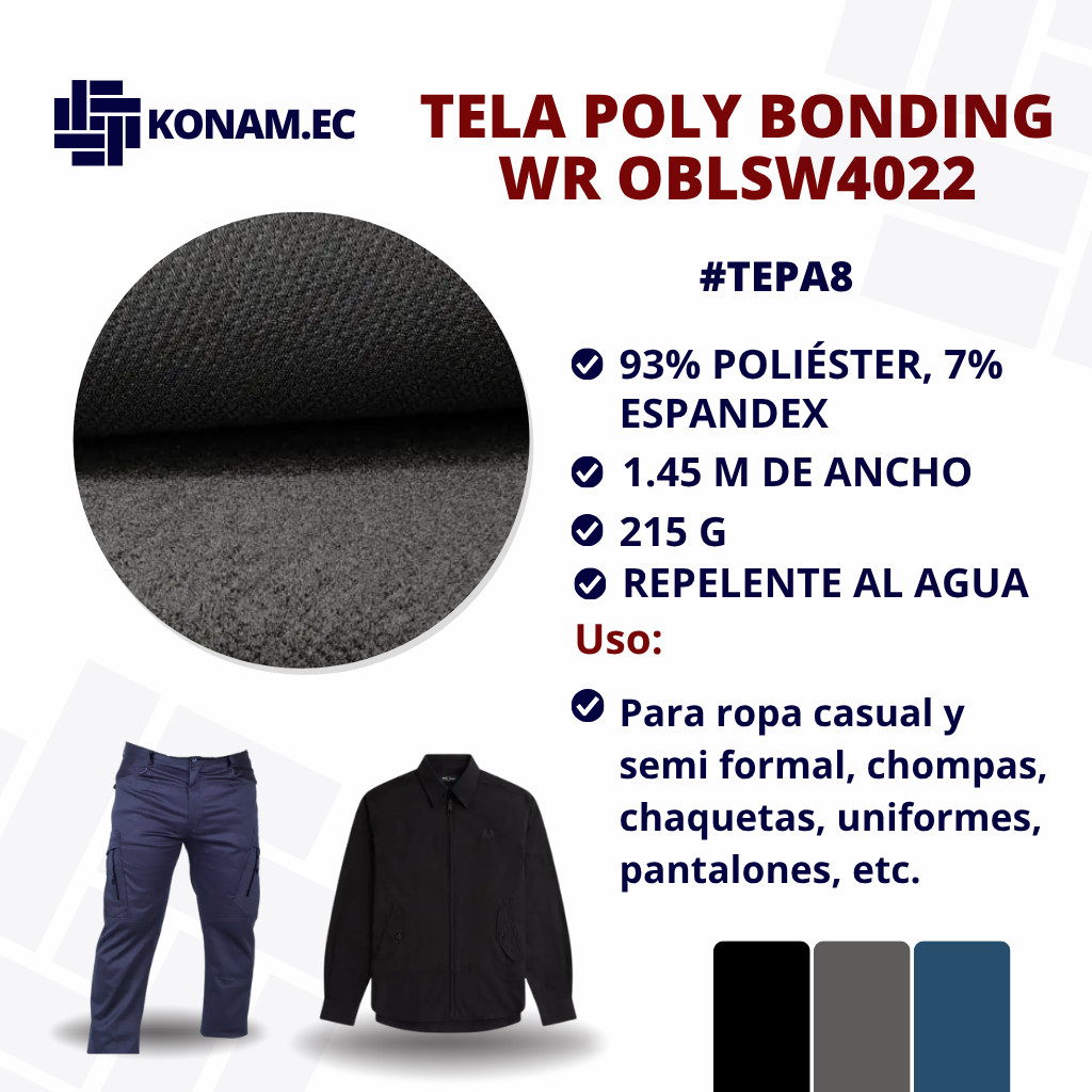 TELA POLY BONDING WR OBLSW4022 #TEPA8