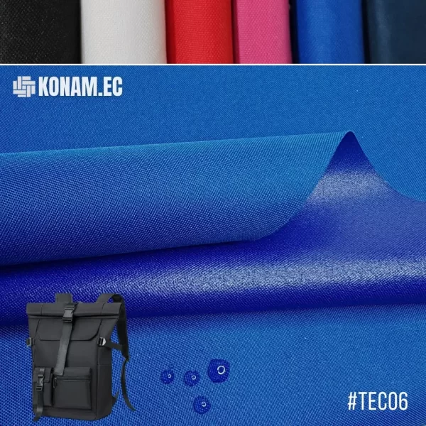 tela cordura taiwan ULY azul electrico para mochilas y bolsos por mayor ecuador TECO6