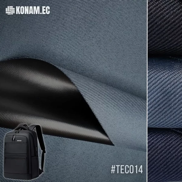 tela cordura twill 345g pvc wr para mochilas maletas y bolsos por mayor ecuador teco14 plomo