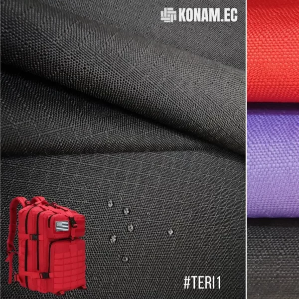 tela ristop 600 pu TERI1 para mochilas maletas y bolsos por mayor ecuador