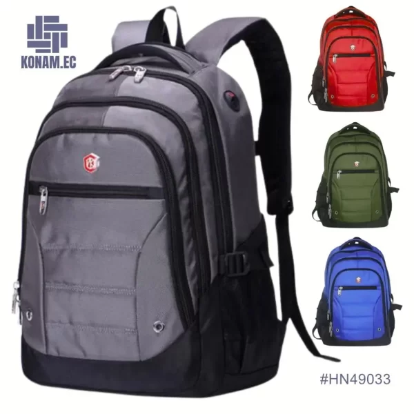 Mochila Aoking 35l por mayor ecuador #HN49033 plomo rojo verde militar eléctrico (1)