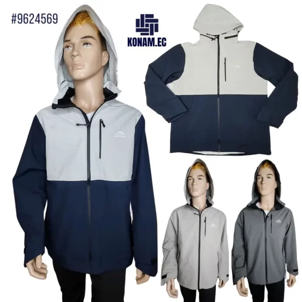 chompa outdoor blanco con azul, beige, verde #9624569 por mayor ecuador