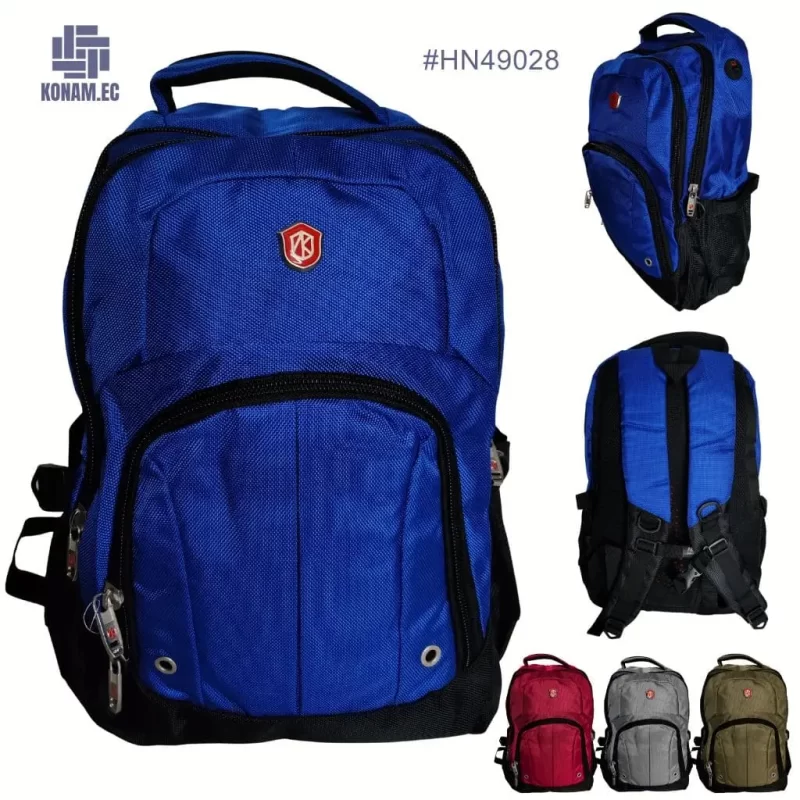 mochila aoking azul rojo plomo verde por mayor #HN49028