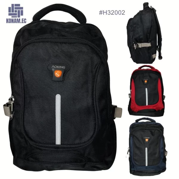 mochila aoking negro rojo azul por mayor ecuador #H32002