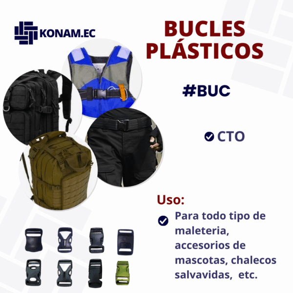 BUCLES PLÁSTICOS #BUC