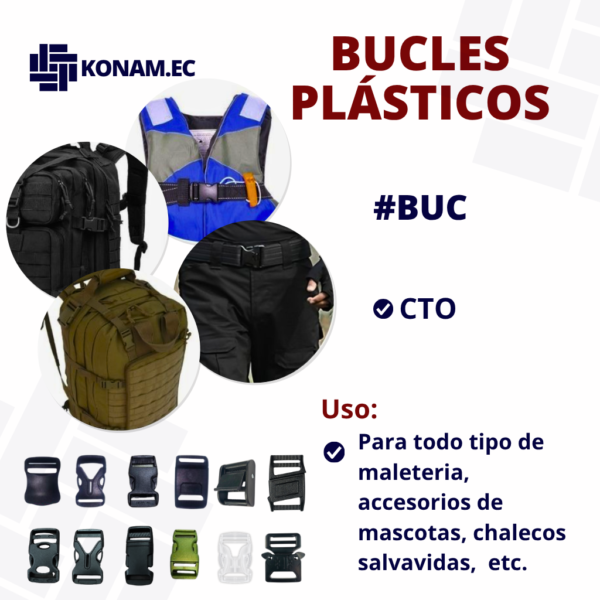 BUCLES PLÁSTICOS #BUC