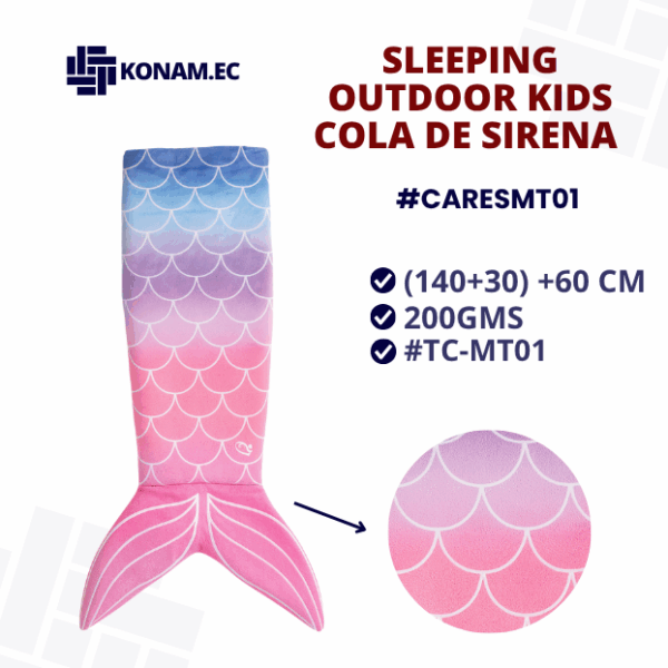SLEEPING OUTDOOR #TC-MT01 KIDS COLA DE SIRENA #CARESMT01