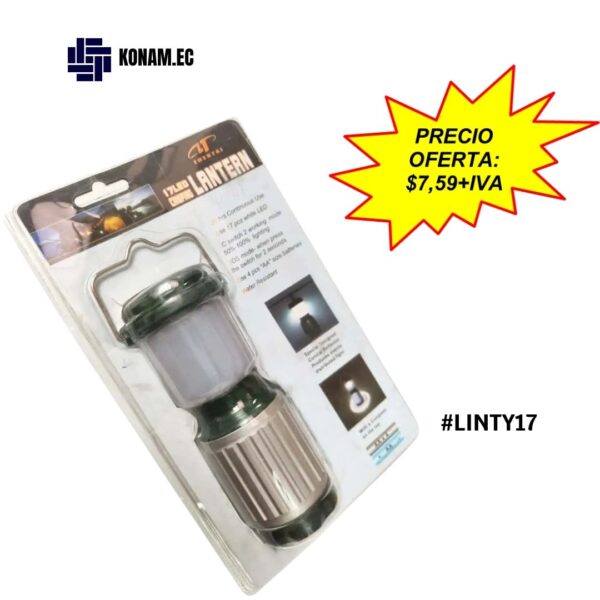 LINTERNA CAMPING A PILAS PARA CARPA OFERTA YD117 #LINTY17