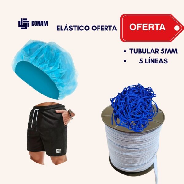 ELÁSTICOS OFERTA TUBULAR / 5 LÍNEAS