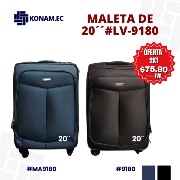 MALETA VIAJE DEE 20´´ VENTA POR UNIDAD #LV-9180 #MA9180