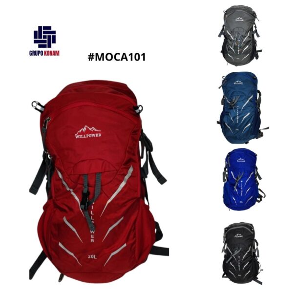 MOCHILA CAMPING WILL POWER #101 20 LITROS  #MOCA101