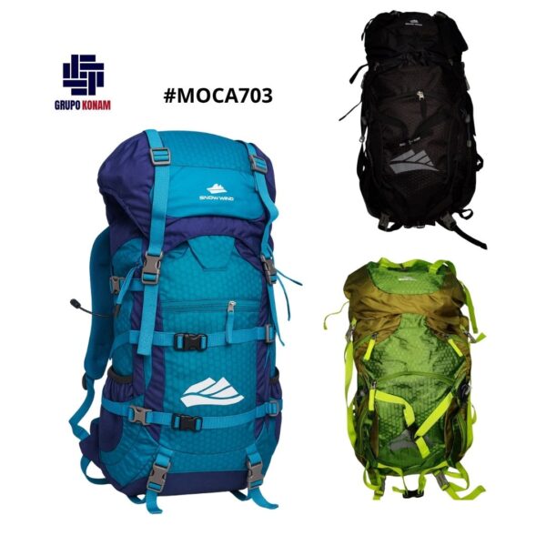MOCHILA CAMPING SNOW WIND #703 55 LITROS #MOCA703