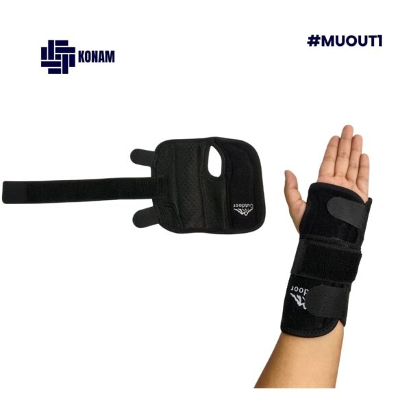 MUÑEQUERA OUTDOOR CON FÉRULA DE COMPRESIÓN PAR HW-1 #MUOUT1