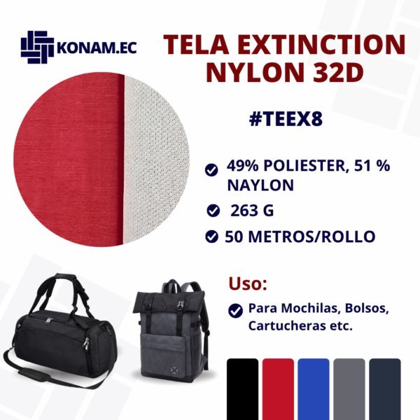 TELA EXTINCTION NYLON  32D 263G #TEEX8