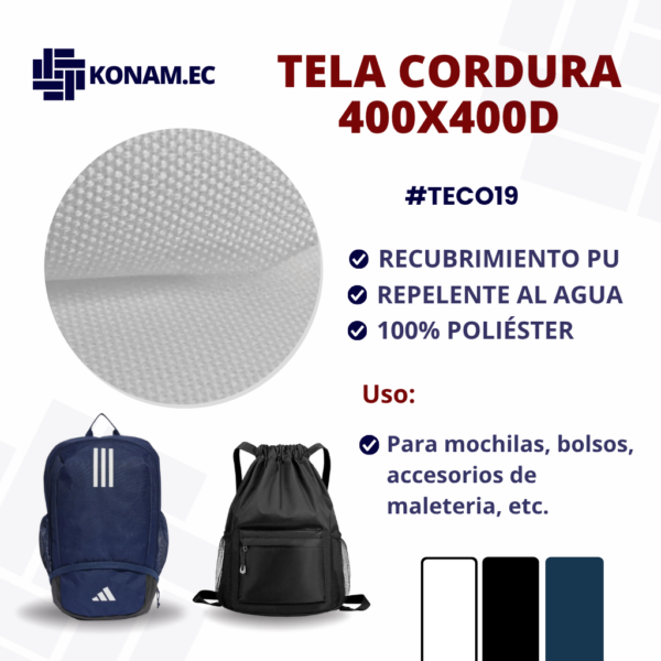 TELA CORDURA 400X400D #TECO19