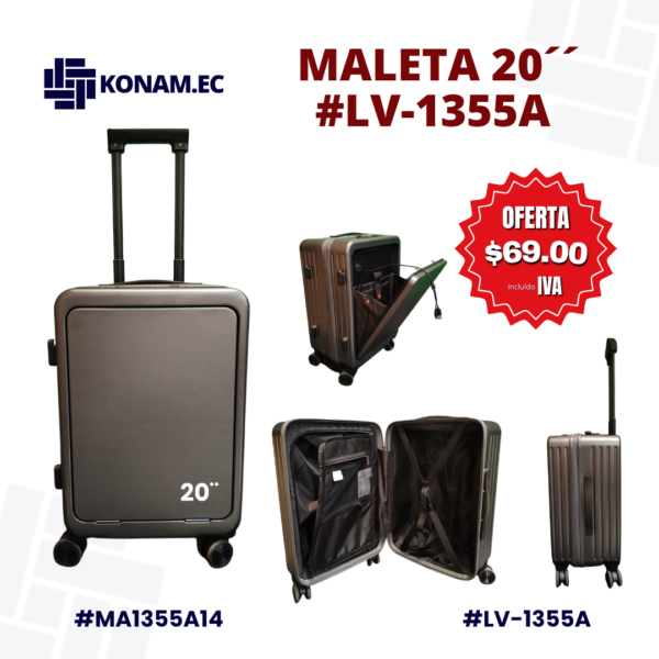 MALETA DE 20" VENTA POR UNIDAD #LV-1355A  #MA1355A14
