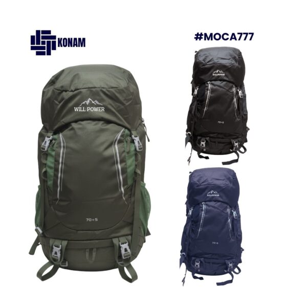 MOCHILA CAMPING WILL POWER #777 70+5 LITROS #MOCA777