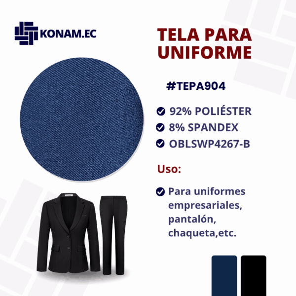 TELA PARA UNIFORME #OBLSWP4267-B  #TEPA9