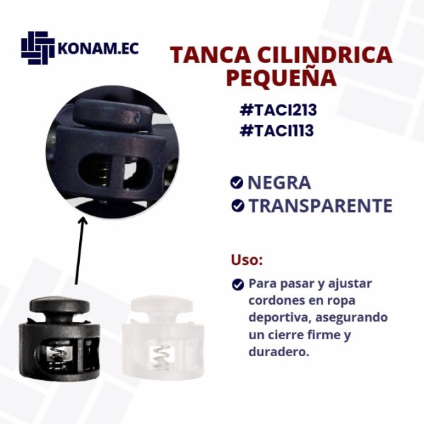 TANCA CILINDRICA PEQUEÑA #TACI113 #TACI213