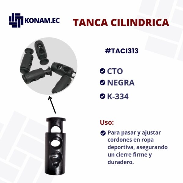 TANCA CILINDRICA K-334 #TACI313